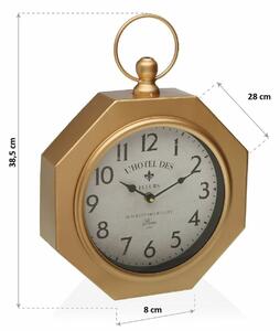 Nástěnné hodiny Versa GL Kov (28 x 8 x 40 cm)