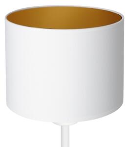 Stolní lampa ARDEN 1xE27/60W/230V pr. 18 cm bílá/zlatá