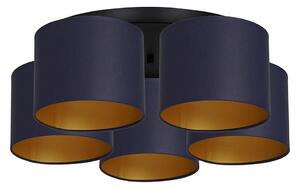 Lustr přisazený ARDEN 5xE27/60W/230V fialová/zlatá