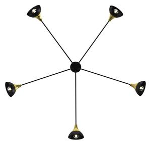 Lustr přisazený NERGIS 5xE27/60W/230V