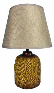 Stolní lampa Versa Hosto Žlutý Keramický Textil (22,5 x 33 x 12,5 cm)