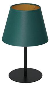 Stolní lampa ARDEN 1xE27/60W/230V pr. 20 cm zelená/zlatá