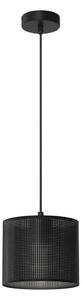 Lustr na lanku LOFT SHADE 1xE27/60W/230V pr. 18 cm černá