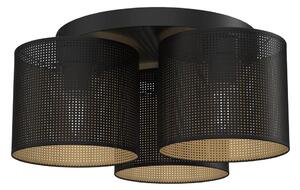 Lustr přisazený LOFT SHADE 3xE27/60W/230V černá/zlatá