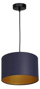 Lustr na lanku ARDEN 1xE27/60W/230V pr. 25 cm fialová/zlatá