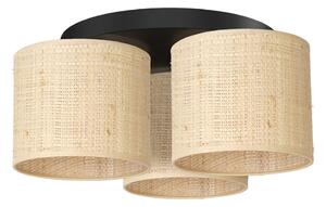 Lustr přisazený RATTAN 3xE27/60W/230V ratan