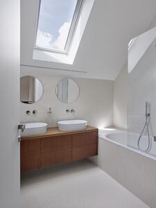 Kulaté zrcadlo do koupelny na míru - konfigurovatelné s leštěnou hranou - Pure Ronde