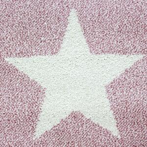 DĚTSKÝ KOBEREC, 160/230 cm, šedá, bílá, pink Ben'n'jen - Dekorace do dětského pokoje, Online Only