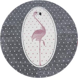 DĚTSKÝ KOBEREC, 120 cm, šedá, bílá, pink Ben'n'jen - Dekorace do dětského pokoje, Online Only
