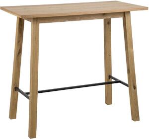 BAROVÝ STŮL, divoký dub, černá, barvy dubu, 117/58/105 cm Carryhome - Barové stoly