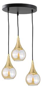 Lustr na lanku LACRIMA HONEY 3xE27/60W/230V pr. 30 cm