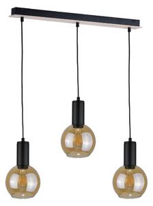 Lustr na lanku JANTAR WOOD 3xE27/60W/230V
