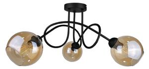 Přisazený lustr VENUS BLACK 3xE27/60W/230V