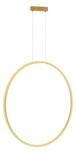 LED Lustr na lanku SATURNO LED/46W/230V pr. 80 cm IP44 zlatá