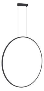 LED Lustr na lanku SATURNO LED/46W/230V pr. 80 cm IP44 černá