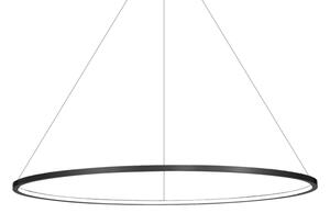 LED Lustr na lanku SATURNO LED/57W/230V pr. 100 cm IP44 černá