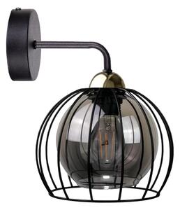 Nástěnné svítidlo SOLO BLACK 1xE27/60W/230V černá/zlatá