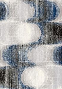 Kusový koberec vlněný Agnella Agnus Kaola Šedý Modrý (binding) Rozměr: 160x240 cm