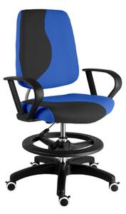 Dětská rostoucí židle Neoseat KIDERO — látka, černá / modrá
