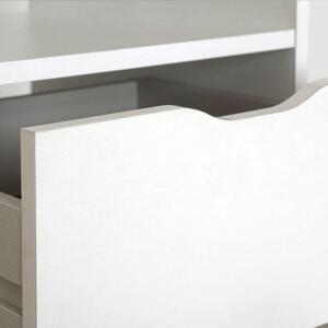 Psací stůl EKO se 2 zásuvkami; 2 varianty Barva: Bílá