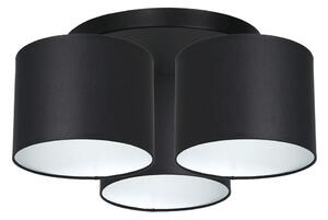 Lustr přisazený ARDEN 3xE27/60W/230V černá/bílá