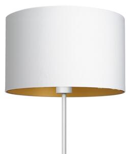 Stojací lampa ARDEN 1xE27/60W/230V bílá/zlatá