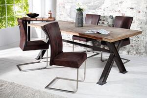 Židle SAMSON S RUKOJETÍ tmavě hnědá Nábytek | Jídelní prostory | Jídelní židle | Konzolové