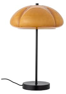 Stolní lampa Bloomingville, Kinoko, Žlutá, Obývací pokoj, Sklo