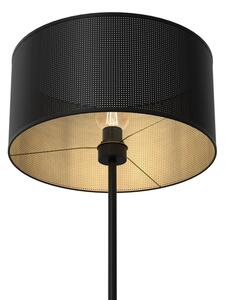 Stojací lampa LOFT SHADE 1xE27/60W/230V černá/zlatá