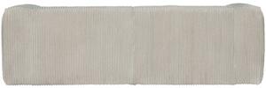 Pohovka BEAN žebrovaná bílá 246x96cm WOOOD