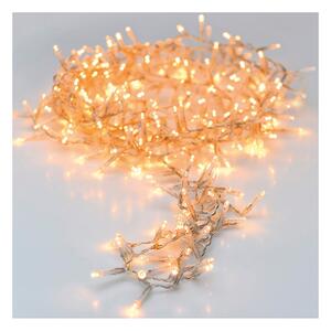 BigBuy Christmas LED řetězová světla Teplá bílá Květinový 12 m