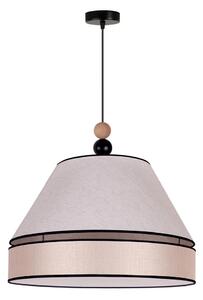 Duolla - Lustr na lanku AVIGNON 1xE27/15W/230V pr. 50 cm béžová