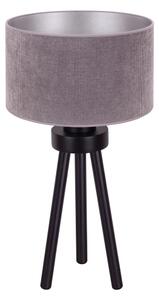 Duolla - Stolní lampa LYON 1xE27/15W/230V pr. 30 cm šedá