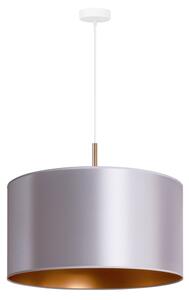 Duolla - Lustr na lanku CANNES 1xE27/15W/230V pr. 45 cm stříbrná/měděná