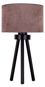 Duolla - Stolní lampa LYON 1xE27/15W/230V pr. 30 cm hnědá