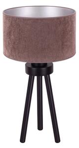 Duolla - Stolní lampa LYON 1xE27/15W/230V pr. 30 cm hnědá