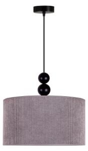 Duolla - Lustr na lanku LYON 1xE27/15W/230V pr. 40 cm šedá