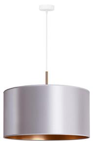 Duolla - Lustr na lanku CANNES 1xE27/15W/230V pr. 45 cm stříbrná/měděná