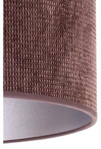 Duolla - Stolní lampa LYON 1xE27/15W/230V pr. 30 cm hnědá