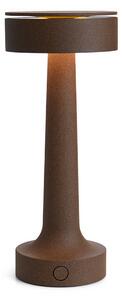 Stolní lampa ANTIDARK, Hnědá / Rezavá, Ložnice, Hliník