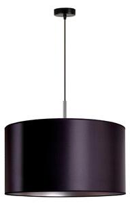 Duolla - Lustr na lanku CANNES 1xE27/15W/230V pr. 45 cm černá/stříbrná