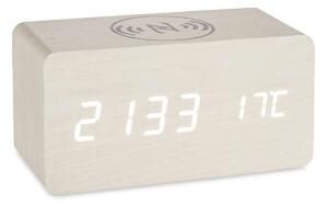 Gift Decor Stolní digitální hodiny Bílý PVC Dřevo MDF (15 x 7,5 x 7 cm) (12 kusů)