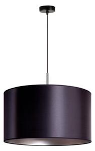 Duolla - Lustr na lanku CANNES 1xE27/15W/230V pr. 45 cm černá/stříbrná