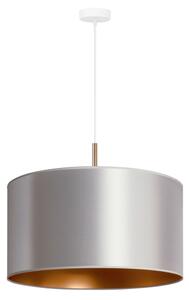 Duolla - Lustr na lanku CANNES 1xE27/15W/230V pr. 45 cm stříbrná/měděná