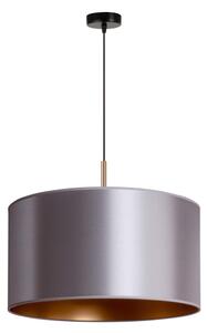 Duolla - Lustr na lanku CANNES 1xE27/15W/230V pr. 45 cm stříbrná/měděná