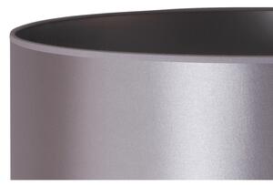 Duolla - Stojací lampa CANNES 1xE27/15W/230V pr. 45 cm stříbrná/černá