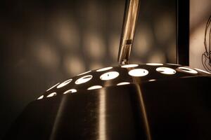Stojací lampa BIG BOW 170-210 CM matně chromovaná Svítidla | Stojací