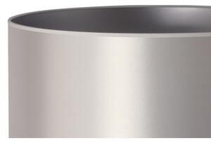 Duolla - Stolní lampa CANNES 1xE14/15W/230V pr. 20 cm stříbrná/bílá
