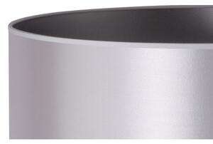 Duolla - Stolní lampa CANNES 1xE14/15W/230V pr. 20 cm stříbrná/bílá