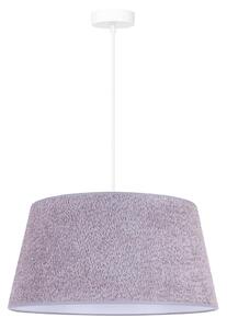 Duolla - Lustr na lanku BOUCLE 1xE27/15W/230V pr. 50 cm šedá